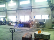 仿古地磚全自動包裝打帶立式碼垛線